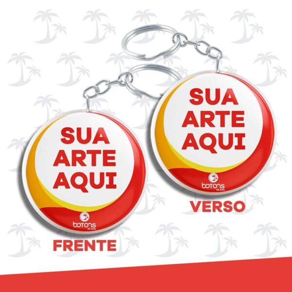 Chaveiro dupla face