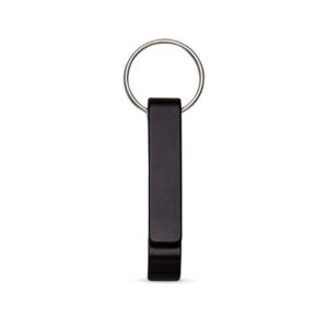 CHAVEIRO METAL COM ABRIDOR - PRETO