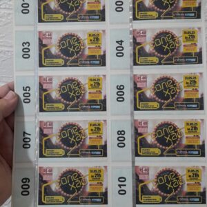 Ingresso Holográfico Azul (Folha com 12 und)