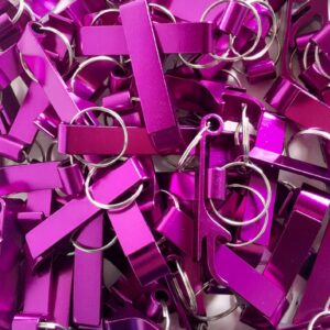 CHAVEIRO METAL COM ABRIDOR - LILAS